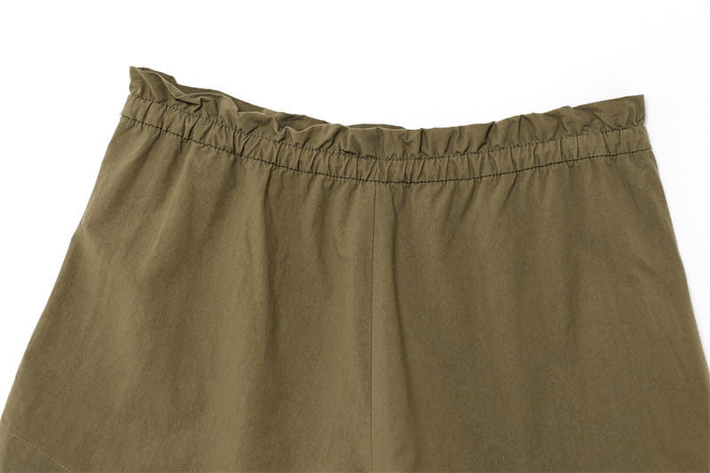 Pocket Decoration Short Shirt Leisure Skirt