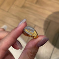 Wave Cross Brushed Ring Fashion Trend - Norellé