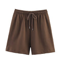 Short Sleeve Double-sided Cloth Sweater Pants - Norellé