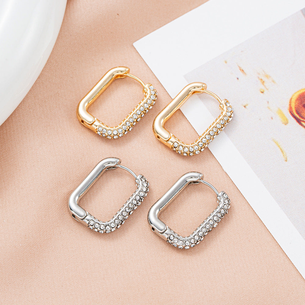 High-grade Round Ring Earrings Women - Norellé