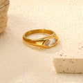 Retro 18K Zircon Ring Fashion - Norellé