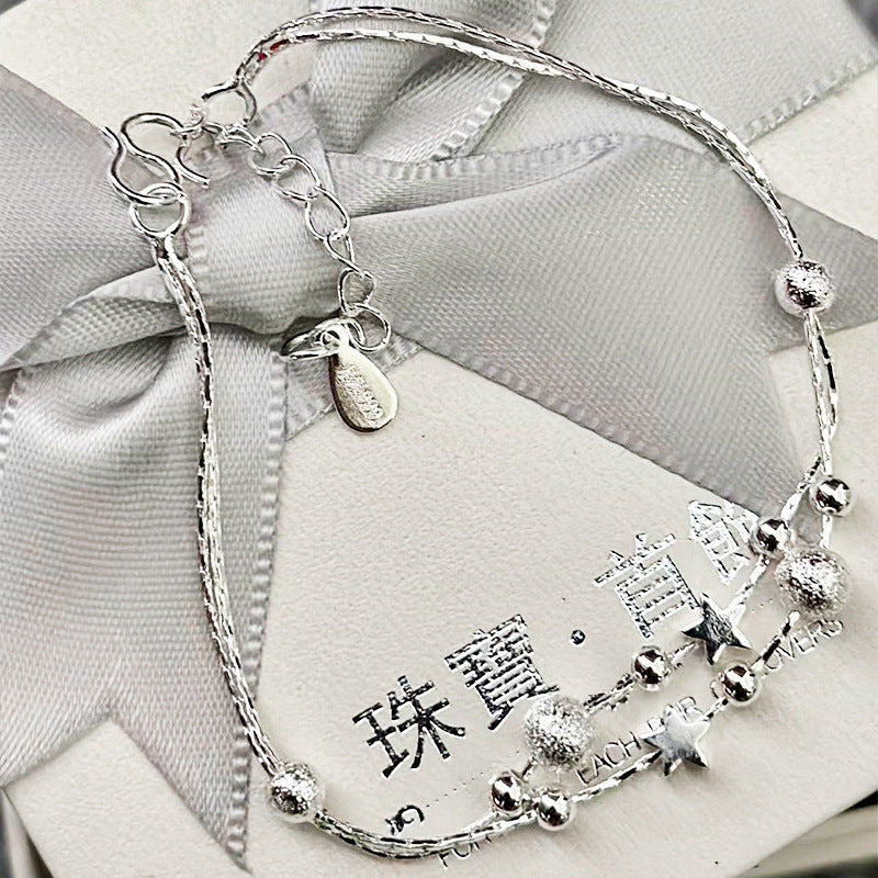 Design Double Circles Star Bracelet Female Fashion - Norellé