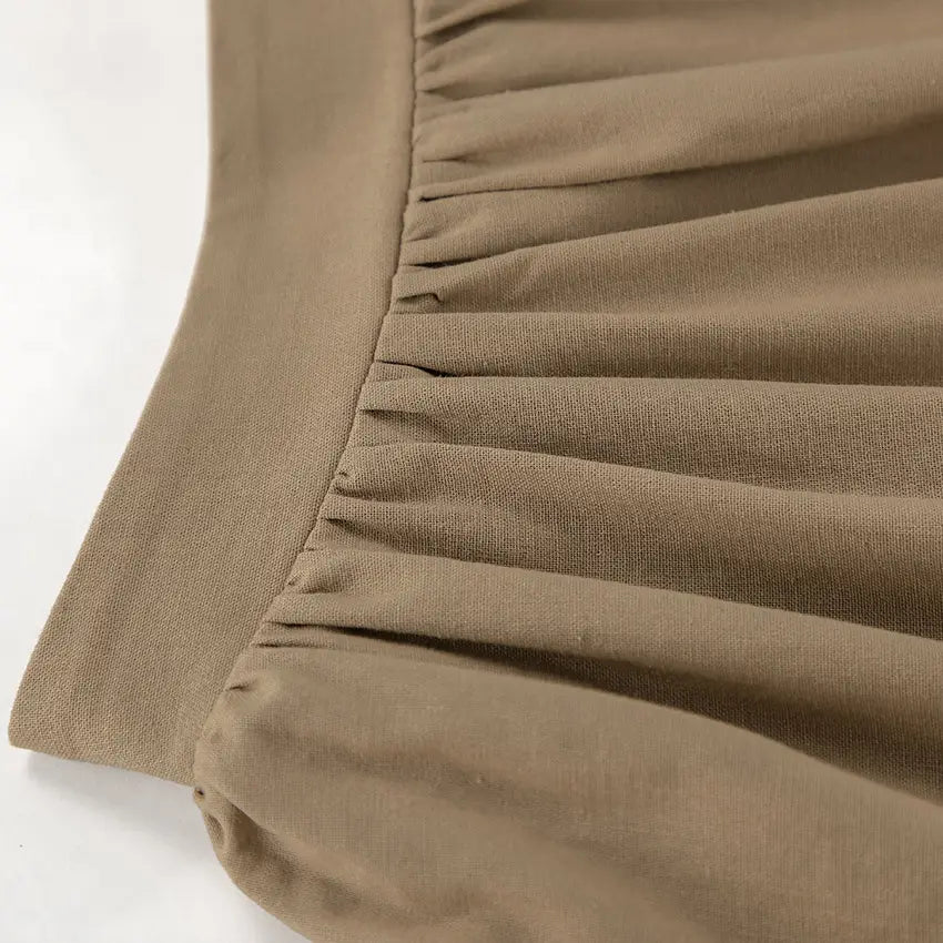 Fashion Sleeveless Vest Top Short Skirt Two-piece Set