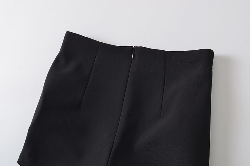 Black High Waist Casual Suit Pants Women’s Loose Feeling