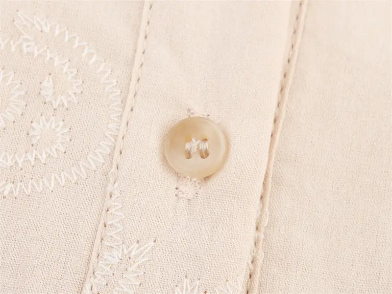 Hollow Embroidery Sleeveless Dress