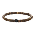 Simple Turquoise Wooden Bead Bracelet - Norellé