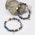 Natural Stone Twelve Constellations Bracelets Cut Hemp Stone Fashion - Norellé