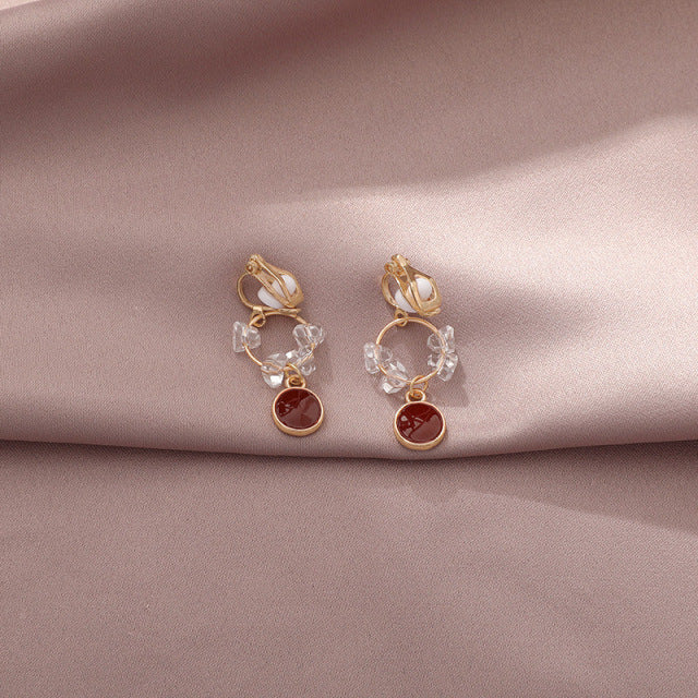 High-grade Pearl Vintage Tassel Earrings - Norellé