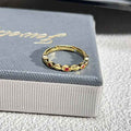 French Rose Zircon Light Luxury High-grade Ring - Norellé