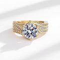 Super Flash Eight Hearts And Eight Arrows Zircon Ring - Norellé