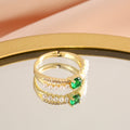 Cool Style Mild Luxury Retro Personality Ring - Norellé