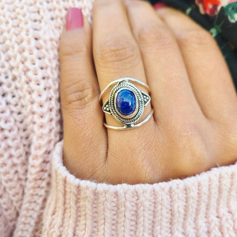 Oval Fashion Simple Personalized Stone Ring - Norellé
