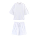 Short Sleeve Double-sided Cloth Sweater Pants - Norellé