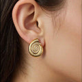 Colorfast Ornament High-grade Fashion Special-interest Simple Starfish Conch Sun Earrings - Norellé
