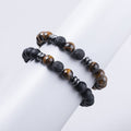 Volcanic Rock Bracelet Suit Men And Women Couple Style - Norellé