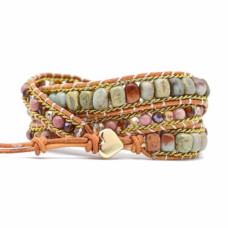 Fashion Irregular Heart Multi-layer Winding Bracelet