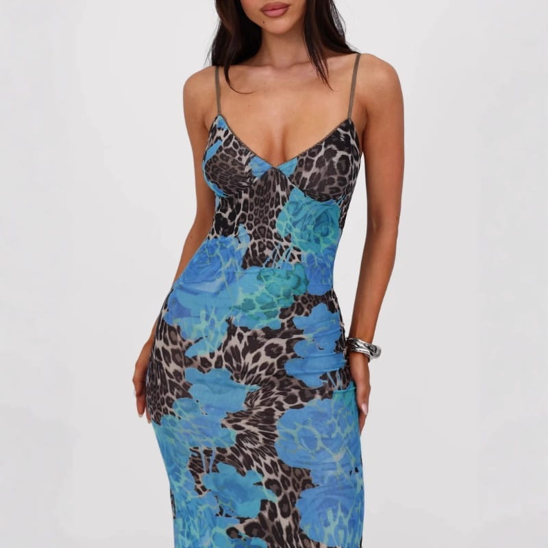 Slim-fit Backless Sling Dress