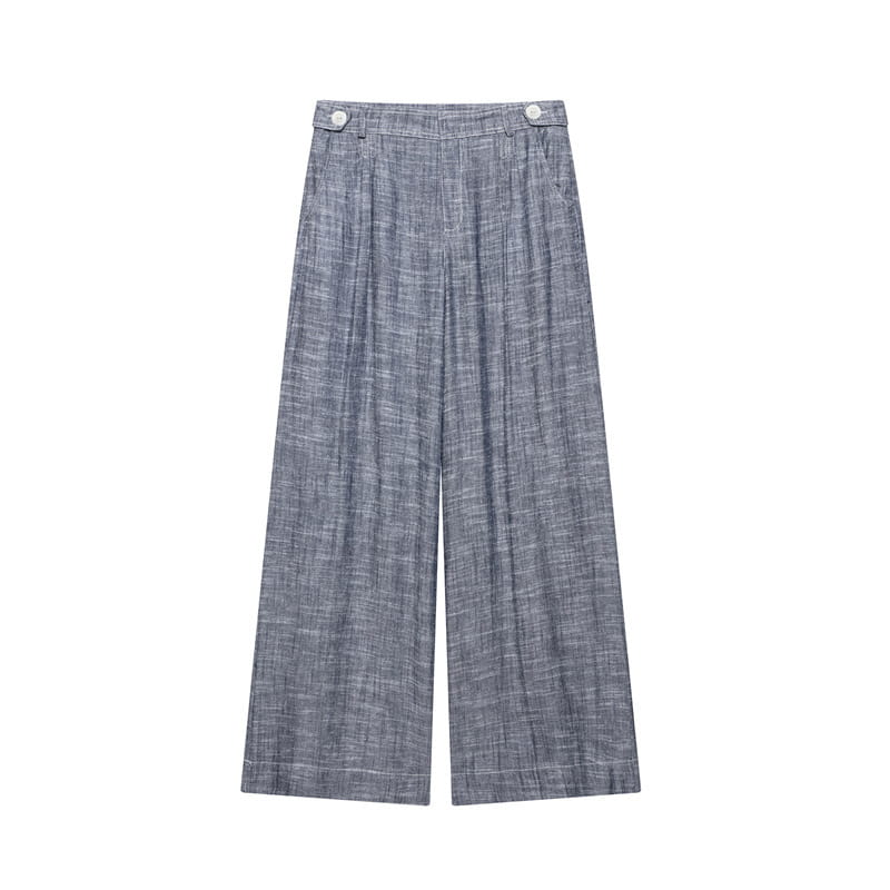 Pocket Decoration Short Shirt Trousers