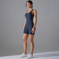 Backless Sporty Tight Jumpsuit