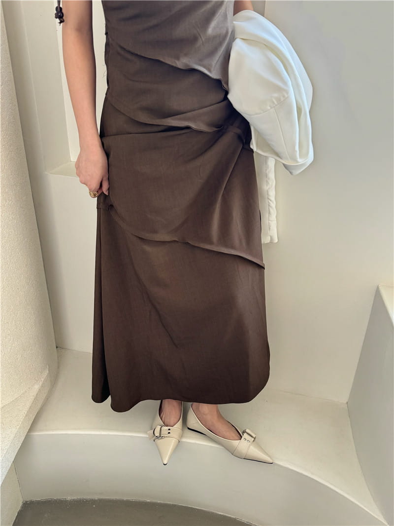 Metal Belt Buckle French Pointed Flat Bottom Pumps