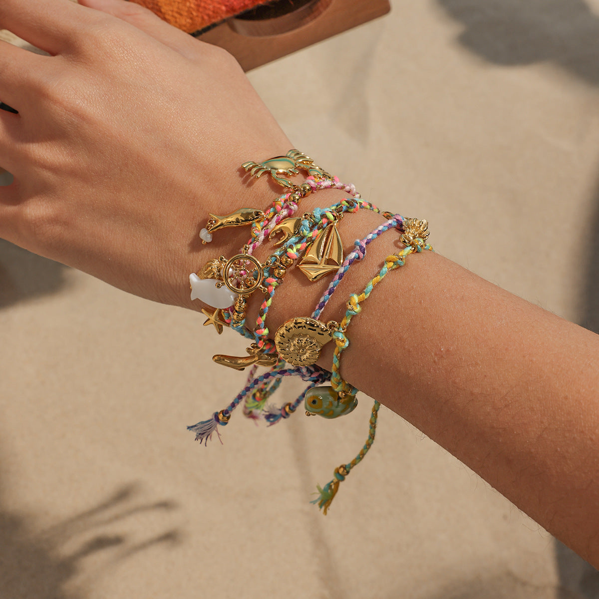 Marine Woven Diy Bracelet Stainless Steel - Norellé