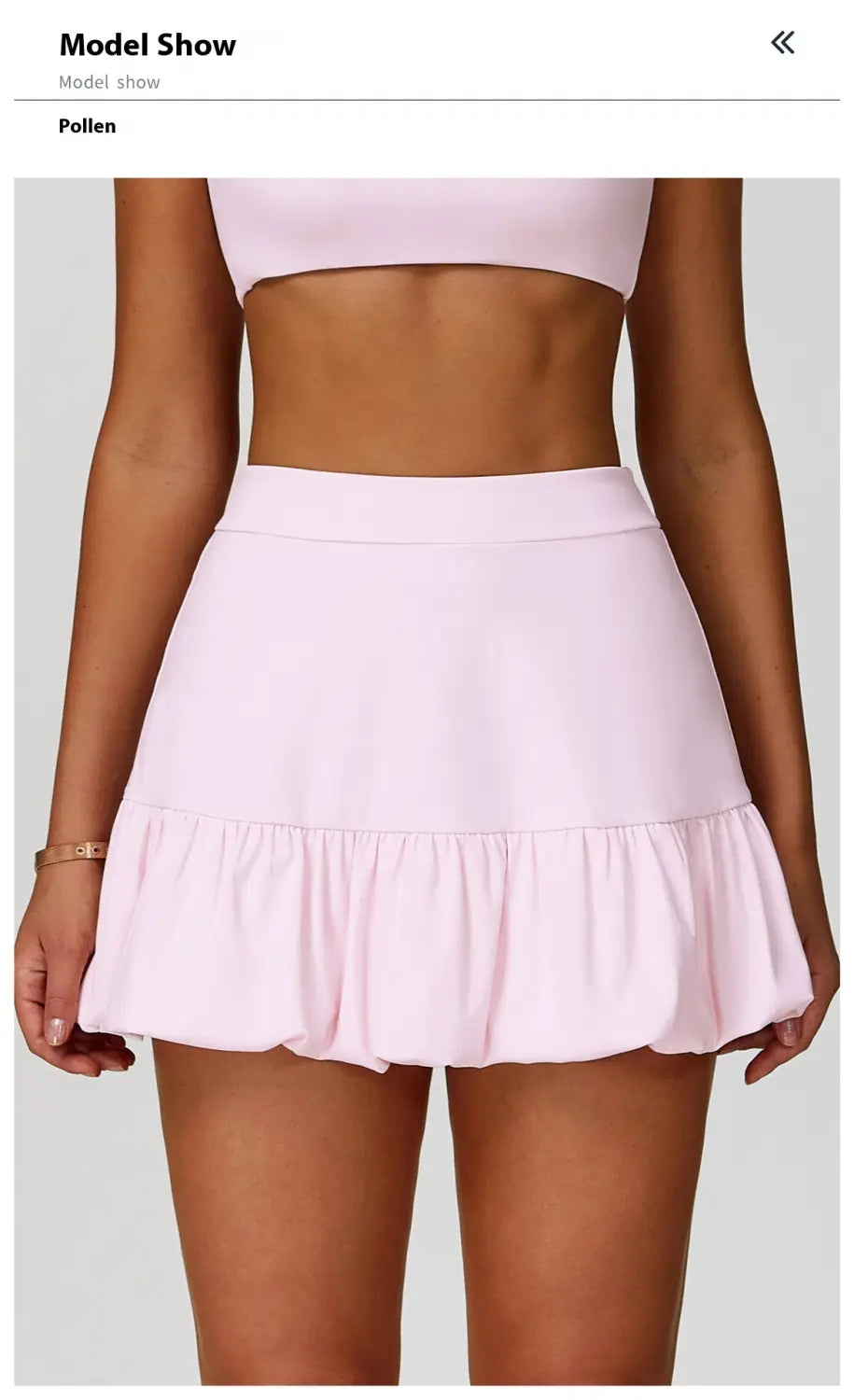 Two-piece Skirts Quick-drying Breathable Safety Tennis Skirt