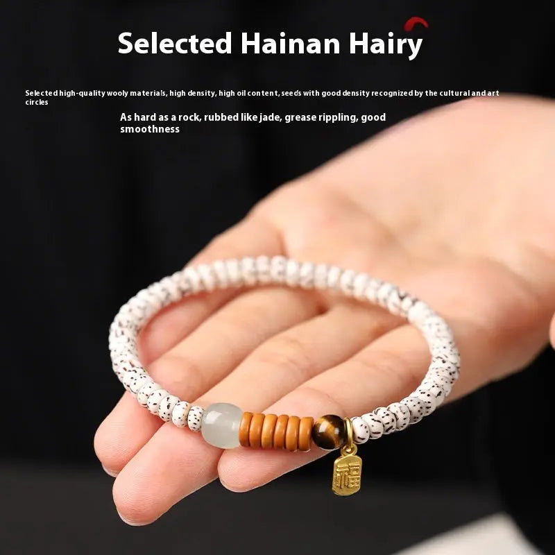 Single-wrap Bracelet Crescent Moon High Density Smooth And White - Norellé