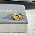 French Rose Zircon Light Luxury High-grade Ring - Norellé