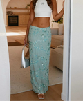 Beading Sequined Long Skirt Women