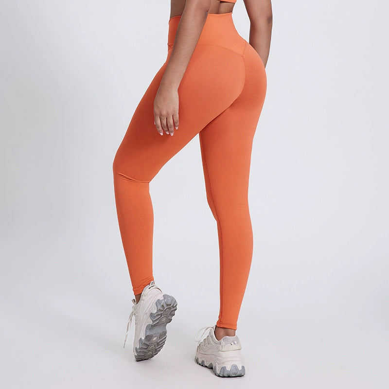 Bright Yoga Pants Outer Wear Nude Feel Hip Lifting - Norellé