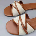 Belt Buckle Slippers Women