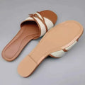 Belt Buckle Slippers Women