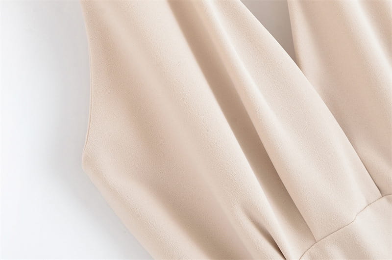 Summer Lace-up Hanging Collar Sleeveless Dress