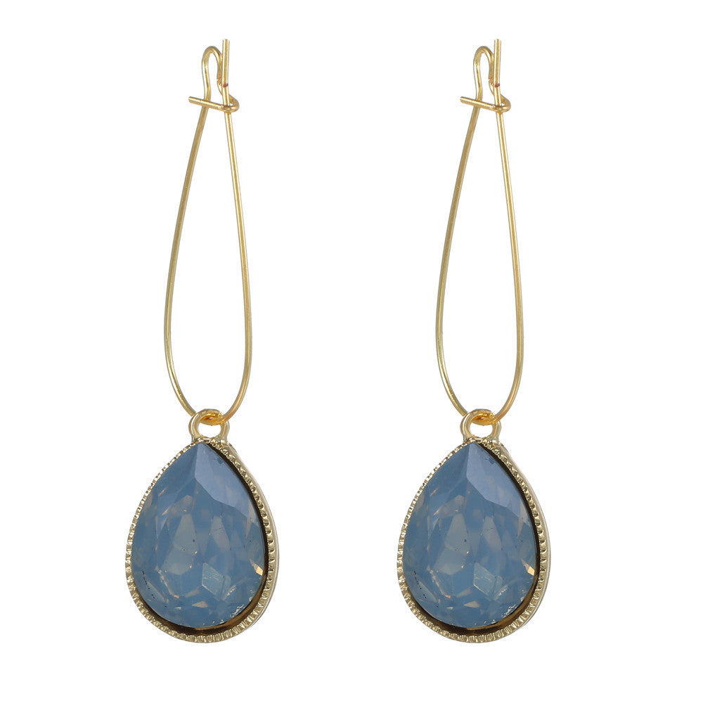 Spring And Summer Cool Water Drop Earrings - Norellé