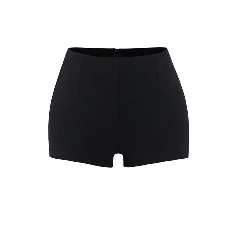 Black High Waist Casual Suit Pants Women’s Loose Feeling - L - Other