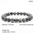 Black Stone Tiger Eye Bead Bracelet - Norellé