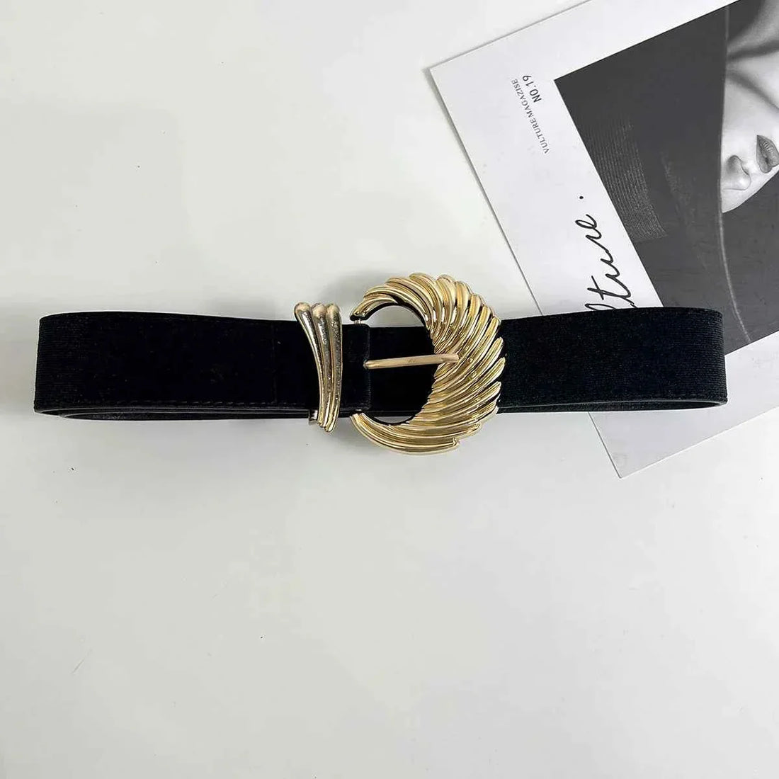 Black Velet Leather Belts For Women High Quality