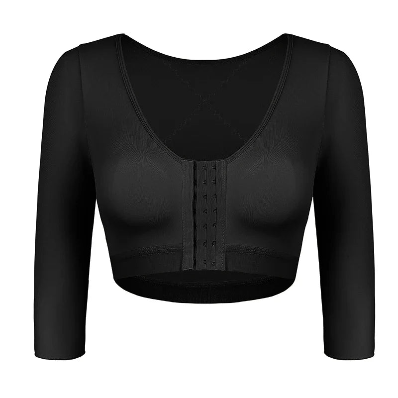 Body Shaper with Arm Women Tops for Compression - black / 2XL / CHINA