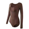 Body Shapewear Bodysuit Tummy Control - Brown / XXXL