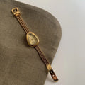 Bracelet Women’s Watch Retro Quartz - Gold