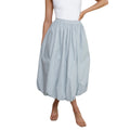 Bubble Skirt Women Elegant Elastic Waist