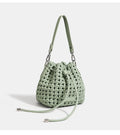 Bucket Bags With Leather Handles Large Cross Bag - Avocado green / 22cmx22cmx10cm / CHINA