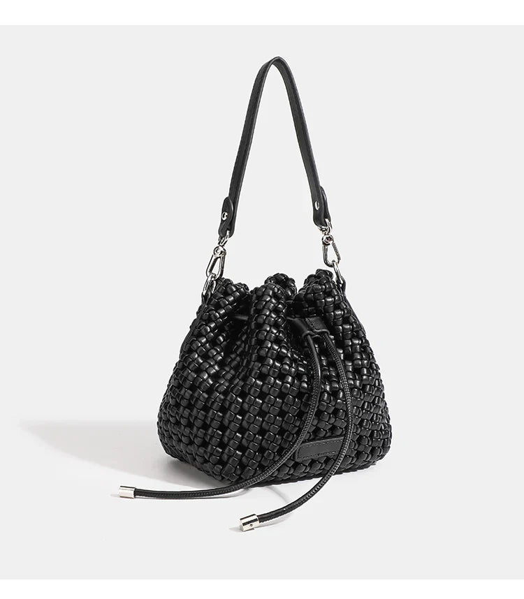Bucket Bags With Leather Handles Large Cross Bag - Black / 22cmx22cmx10cm / CHINA