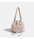 Bucket Bags With Leather Handles Large Cross Bag - Creamy white / 22cmx22cmx10cm / CHINA