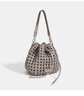 Bucket Bags With Leather Handles Large Cross Bag - Silver / 22cmx22cmx10cm / CHINA