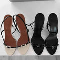 Buckle Open Toe Slip on Back Strap Sandals