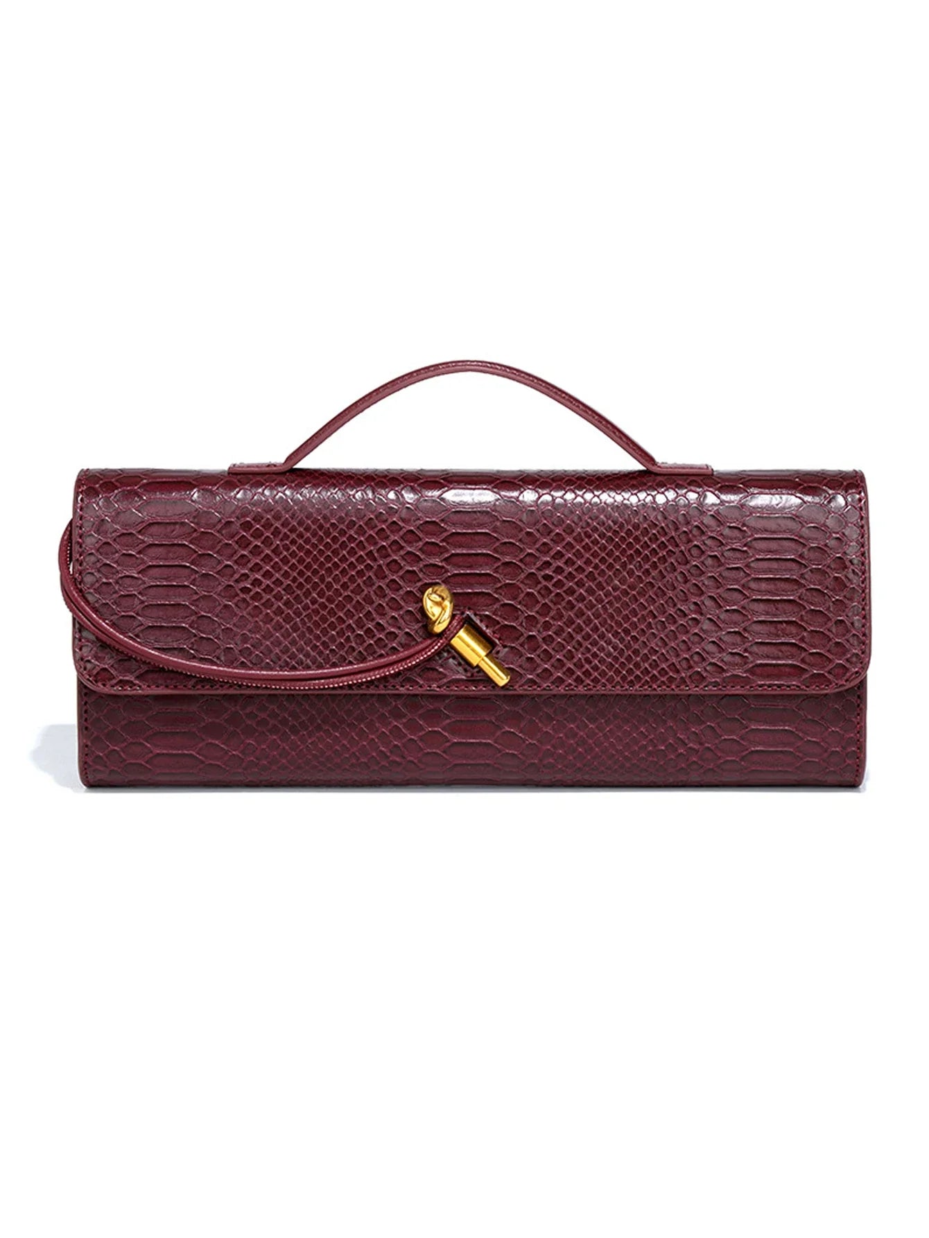 Burgundy Bag Cherry Red Envelope