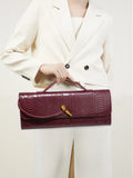 Burgundy Bag Cherry Red Envelope