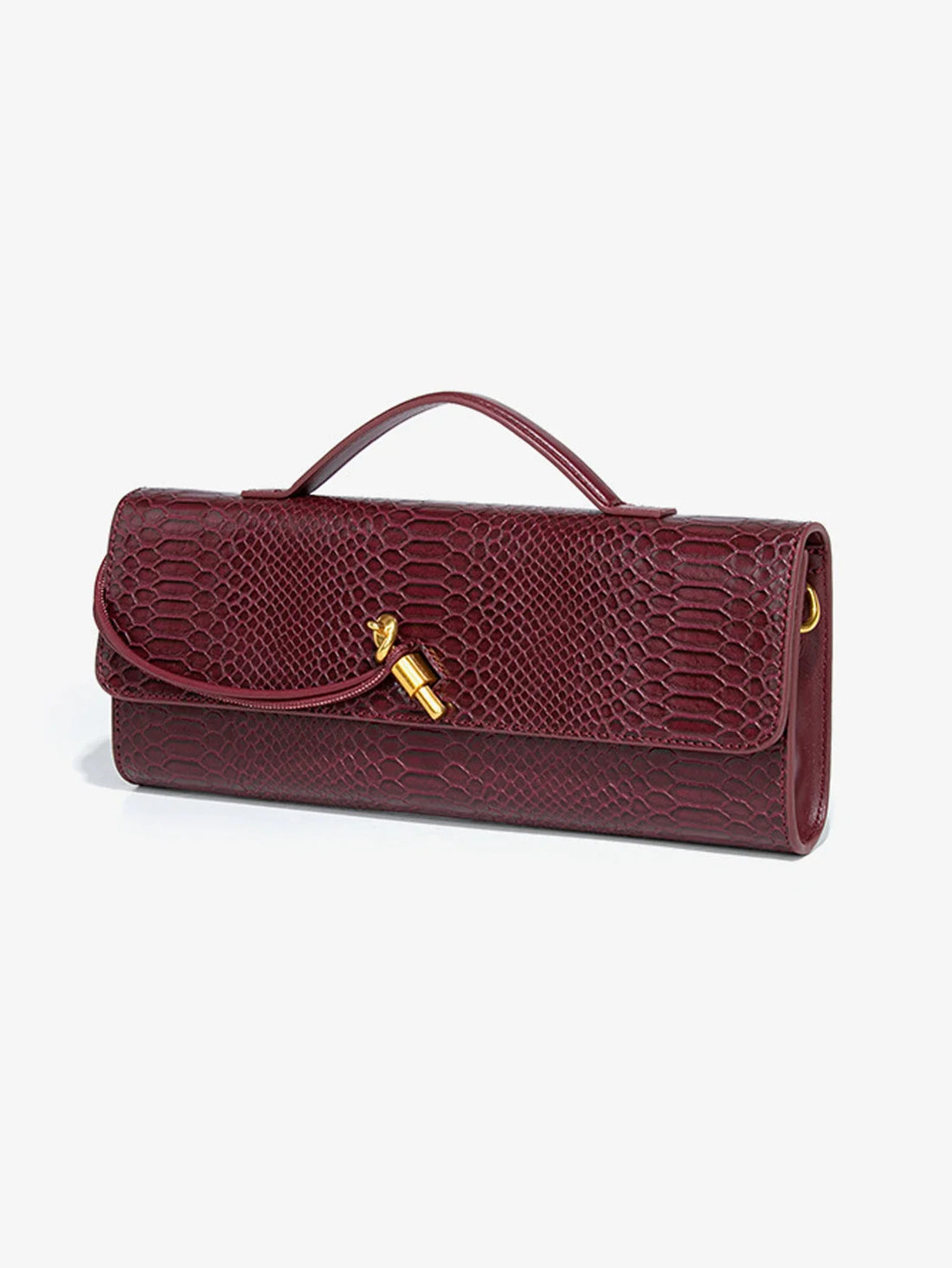 Burgundy Bag Cherry Red Envelope