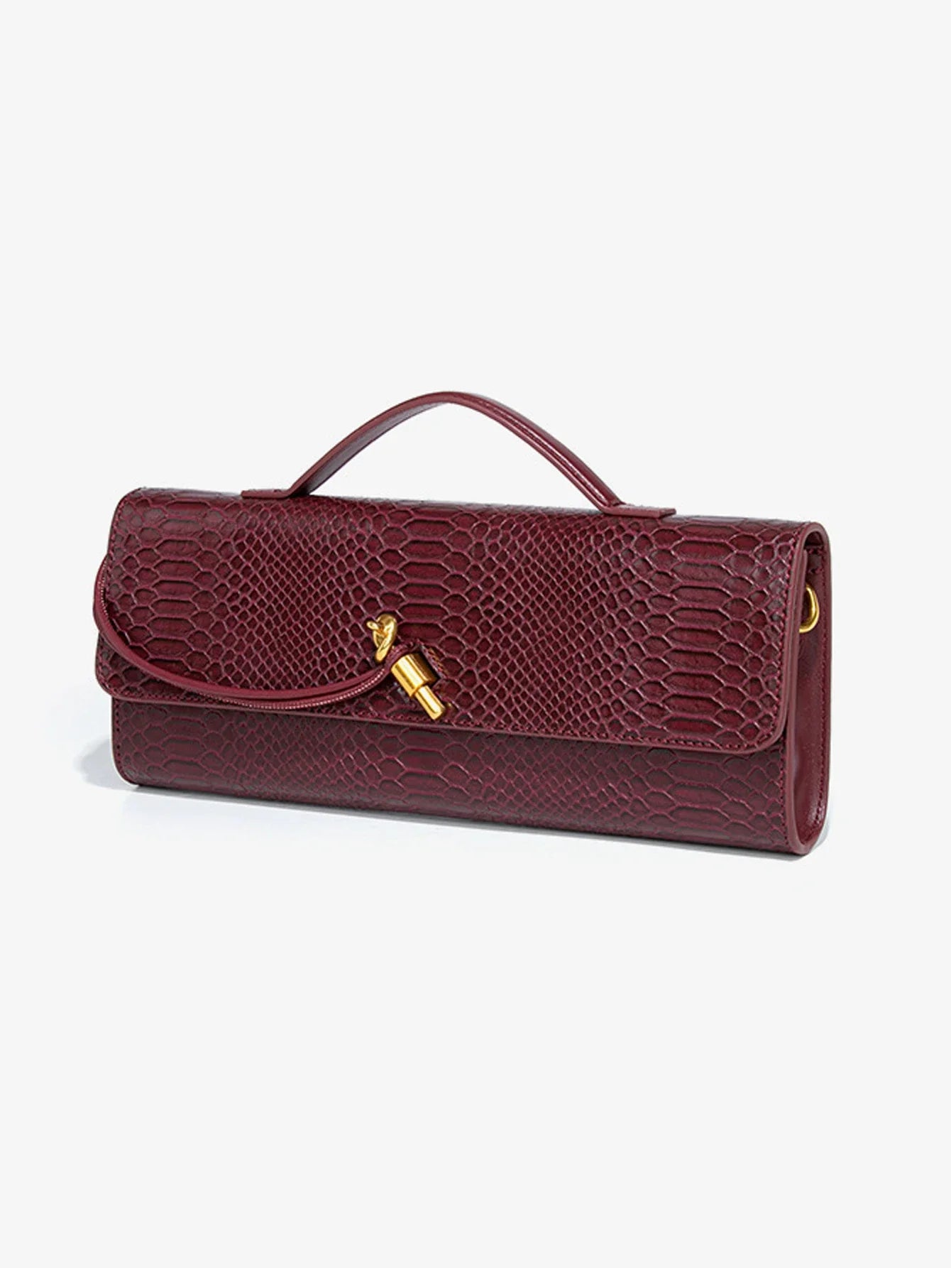 Burgundy Bag Cherry Red Envelope